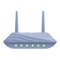 Wifi internet modem icon, cartoon style