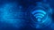 WiFi Internet Network Connection Background, Wireless High speed internet communication Concept background