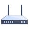 Wifi modem 3g icon, cartoon style