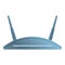 Wifi modem network icon, cartoon style