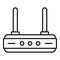 Wifi modern router icon, outline style