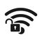 Wifi open flat design. icon eps