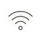 WiFi outline icon. Vector Wireless, line symbol