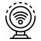 Wifi remote access icon, outline style