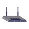 Wifi router device isolated symbol blue lines