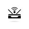 WiFi Router, Network Modem. Flat Vector Icon illustration