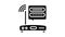 wifi router password glyph icon animation