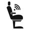 Wifi seat icon, simple style