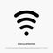 Wifi, Services, Signal solid Glyph Icon vector