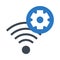 Wifi setting glyphs double color icon