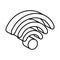 Wifi signal isometric icon