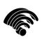 Wifi signal isometric icon