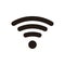 Wifi signal logo Ideas. Inspiration logo design. Template Vector Illustration. Isolated On White Background