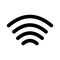Wifi signals Line Style vector icon which can easily modify or edit