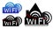 Wifi stickers