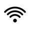 Wifi technology symbol. Wireless and wifi icon. Sign for remote internet access. Podcast vector symbol. Simple vector