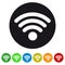 Wifi Wireless Wlan Internet Signal - Flat Icon For Apps And Websites