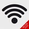 Wifi Wireless Wlan Internet Signal Flat Icon For Apps Or Websites