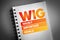 WIG - Wildly Important Goals acronym