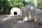 Wigwam - 16th century Eastern Woodland Indians used shelter at Meadowcroft rockshelter