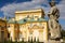 Wilanow Palace & Gardens. Sundial on the wall. Warsaw. Poland.