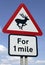 Wild animal warning road traffic sign