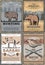 Wild animals hunting Safari adventure retro poster