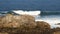 Wild Atlantic Ocean Coast with Rocks and Sand of Nordic Style Nature Environment in Spain