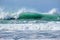 Wild atlantic ocean with high waves