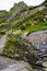 Wild Atlantic Way Ireland: One vulnerable step at a time: Ascending unprotected ancient rocky steps to Skellig Michael Monaster.