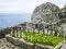 Wild Atlantic Way: Skellig Michael Monastery, The Monks` Graveyard and Large Oratory, constructed above the Atlantic Ocean