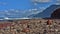 Wild beach at the foot of the Mountains of Anaga from tenerife
