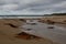 Wild beach in remote Arthur Pieman Conservation area, Tasmania West Coast