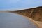 Wild beach sea waves coastline