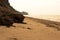 Wild beach sea waves coastline