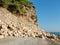 Wild beach in the village of Beldibi in Turkey