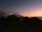 Wild Cat on Lava Rocks during Sunset at Magic Island in Winter in Honolulu on Oahu Island, Hawaii.