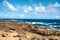 Wild Coastline of Aruba in the Caribbean