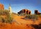 Wild desert landscape, Monument Valley