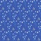 Wild fine blue flower spring field seamless pattern.