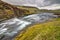 The wild Fjadra river in Iceland