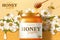 Wild flower honey ad template
