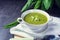 Wild garlic soup