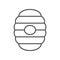 Wild hive line outline icon