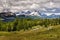 Wild landscape mountain range view, Banff national park, Canada