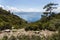 Wild landscape overlooking sea