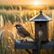 wild life hyper realistic photography of a sparrow