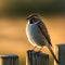 wild life hyper realistic photography of a sparrow