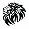 Wild Lion Head Logo Vector Icon Mascot Design