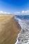 Wild long beach in Turkey, sea, Patara